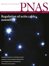 Cover of Proceedings of the National Academy of Sciences of the United States of America, featuring study using the protocol.