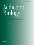 Cover of Addiction Biology, featuring study using the protocol.