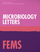 Cover of FEMS Microbiology Letters, featuring study using the protocol.