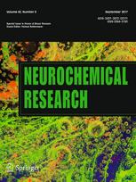 Cover of Neurochemical Research, featuring study using the protocol.
