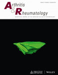 Cover of Arthritis & Rheumatology, featuring study using the protocol.