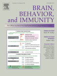 Cover of Brain, Behavior, and Immunity, featuring study using the protocol.