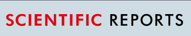 Cover of Scientific Reports, featuring study using the protocol.