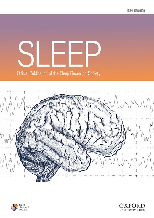 Cover of Sleep, featuring study using the protocol.