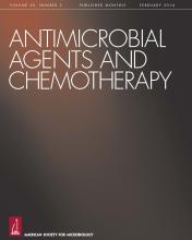 Cover of Antimicrobial Agents and Chemotherapy, featuring study using the protocol.