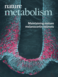 Cover of Nature Metabolism, featuring study using the protocol.