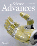 Cover of Science Advances, featuring study using the protocol.