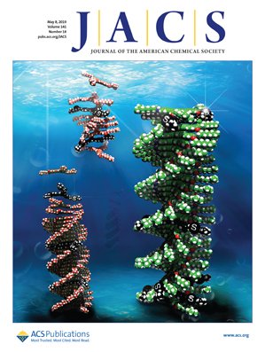 Cover of Journal of the American Chemical Society, featuring study using the protocol.