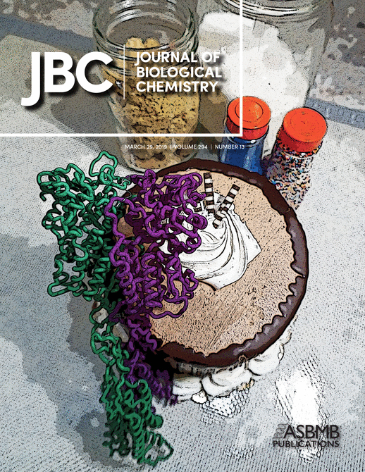 Cover of The Journal of Biological Chemistry, featuring study using the protocol.