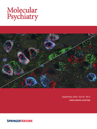 Cover of Molecular Psychiatry, featuring study using the protocol.