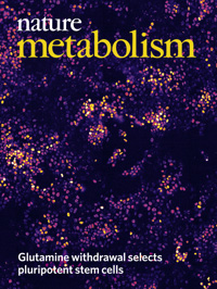 Cover of Nature Metabolism, featuring study using the protocol.