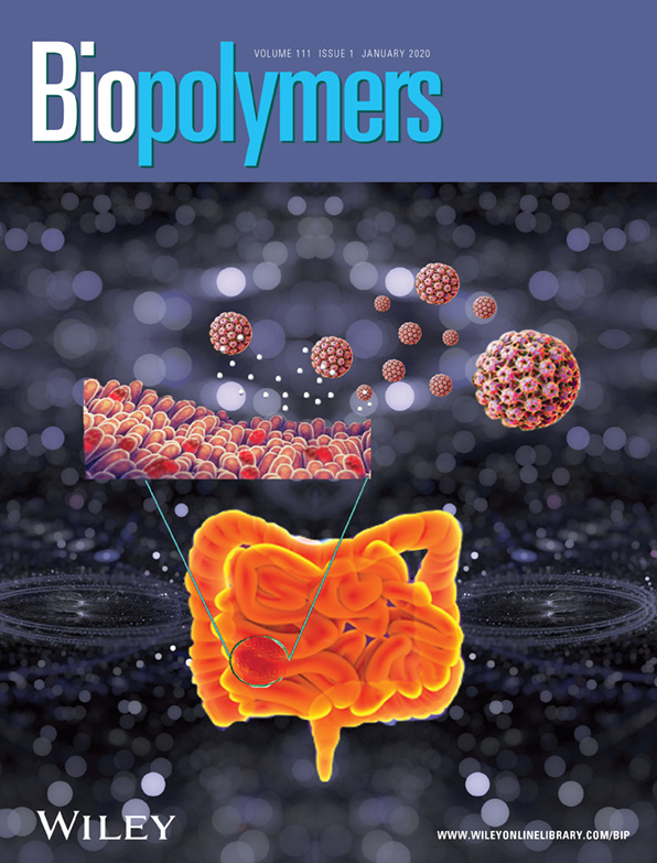 Cover of Biopolymers, featuring study using the protocol.