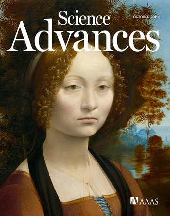 Cover of Science Advances, featuring study using the protocol.