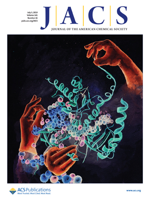 Cover of Journal of the American Chemical Society, featuring study using the protocol.
