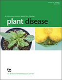 Cover of Plant Disease, featuring study using the protocol.