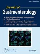 Cover of Journal of Gastroenterology, featuring study using the protocol.