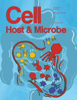 Cover of Cell Host and Microbe, featuring study using the protocol.