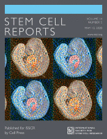 Cover of Stem Cell Reports, featuring study using the protocol.