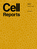 Cover of Cell Reports, featuring study using the protocol.