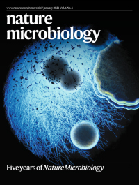 Cover of Nature Microbiology, featuring study using the protocol.