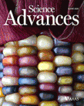 Cover of Science Advances, featuring study using the protocol.