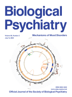 Cover of Biological Psychiatry, featuring study using the protocol.