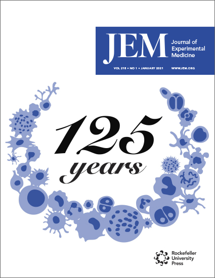 Cover of The Journal of Experimental Medicine, featuring study using the protocol.