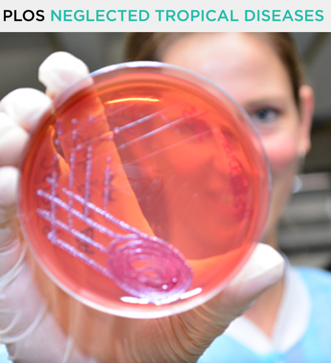 Cover of PLOS Neglected Tropical Diseases, featuring study using the protocol.