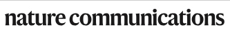 Cover of Nature Communications, featuring study using the protocol.