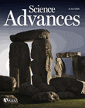 Cover of Science Advances, featuring study using the protocol.
