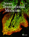 Cover of Science Translational Medicine, featuring study using the protocol.
