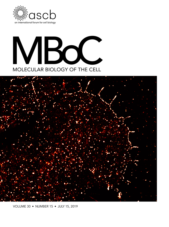 Cover of Molecular Biology of the Cell, featuring study using the protocol.