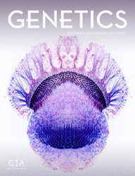 Cover of Genetics, featuring study using the protocol.