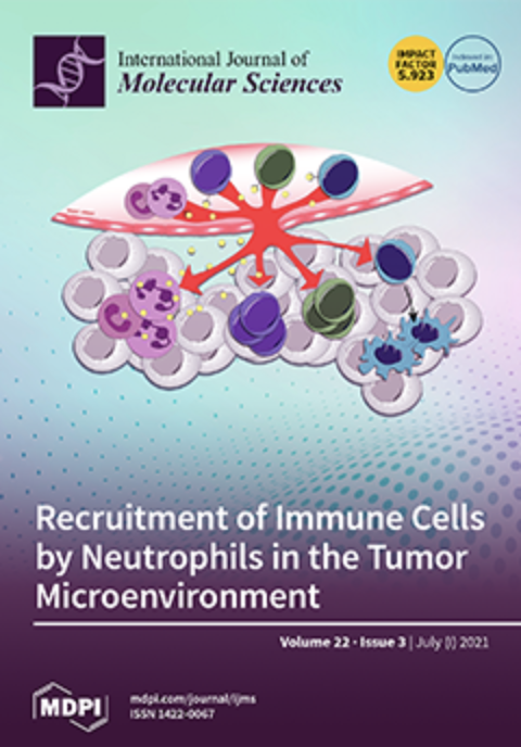 Cover of International Journal of Molecular Sciences, featuring study using the protocol.
