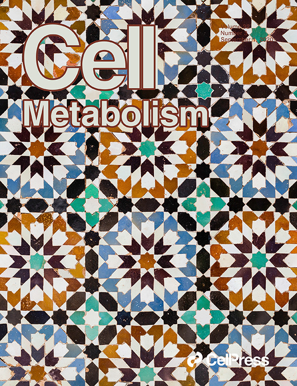 Cover of Cell Metabolism, featuring study using the protocol.