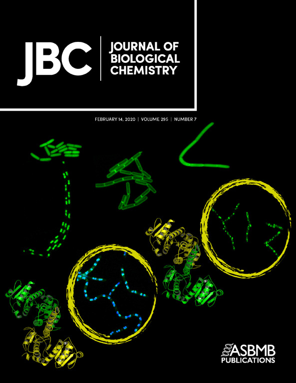 Cover of The Journal of Biological Chemistry, featuring study using the protocol.