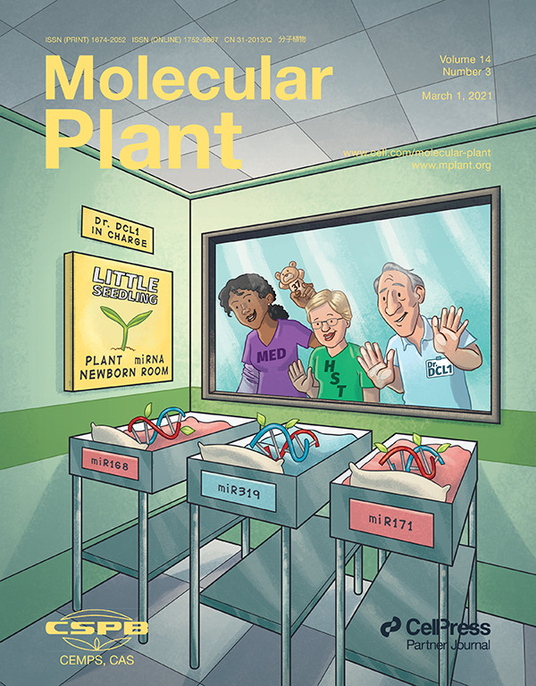 Cover of Molecular Plant, featuring study using the protocol.