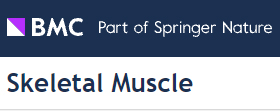 Cover of Skeletal Muscle, featuring study using the protocol.