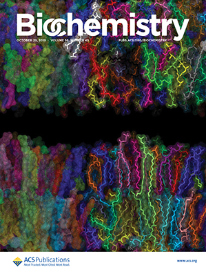 Cover of Biochemistry, featuring study using the protocol.