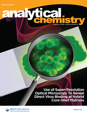 Cover of Analytical Chemistry, featuring study using the protocol.