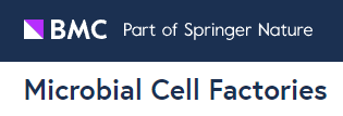 Cover of Microbial Cell Factories, featuring study using the protocol.