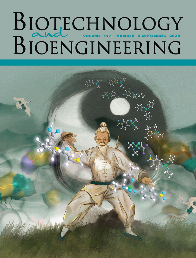 Cover of Biotechnology & Bioengineering, featuring study using the protocol.