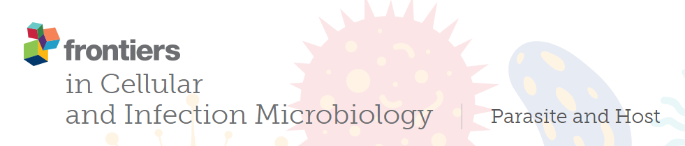 Cover of Frontiers in Cellular Infection Microbiology, featuring study using the protocol.