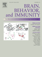 Cover of Brain, Behavior, and Immunity, featuring study using the protocol.