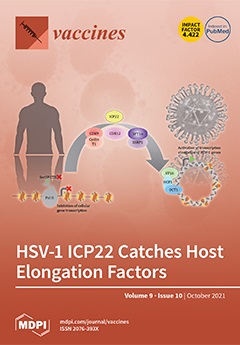 Cover of Vaccines, featuring study using the protocol.