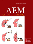 Cover of Applied and Environmental Microbiology, featuring study using the protocol.