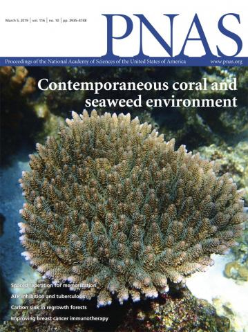 Cover of Proceedings of the National Academy of Sciences of the United States of America, featuring study using the protocol.