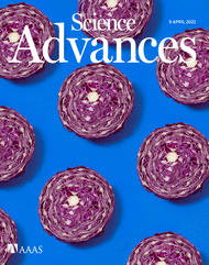 Cover of Science Advances, featuring study using the protocol.
