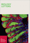 Cover of Biology Letters, featuring study using the protocol.