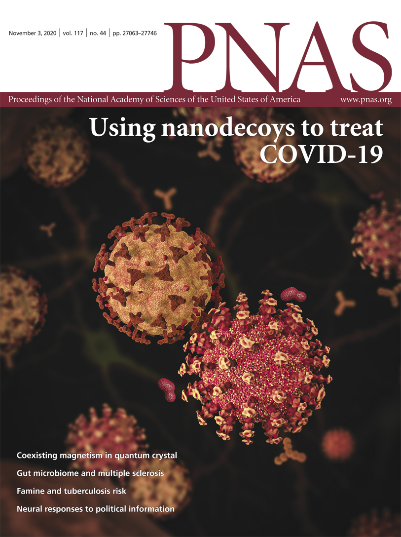 Cover of Proceedings of the National Academy of Sciences of the United States of America, featuring study using the protocol.